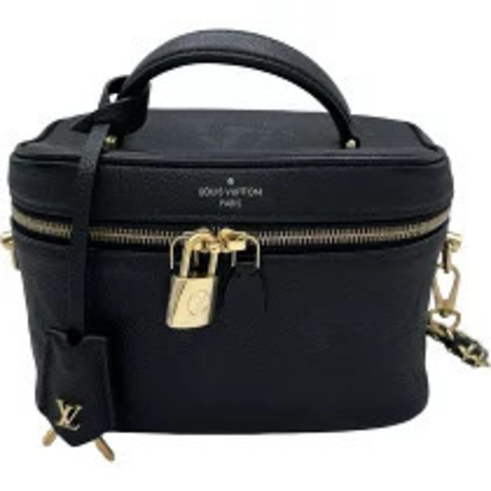 Louis Vuitton Vanity Black Monogram Empreinte Leather Shoulder Bag